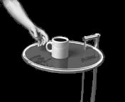 88K WAV soundscape: Hand reaching out to a cup on a table
