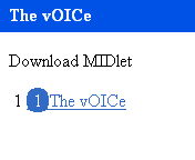 The vOICe WAP page