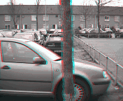 red-cyan anaglyph view