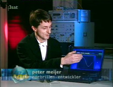 Seeing with Sound on 3Sat/WDR, February 2003