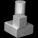 WMV movie clip: The vOICe sounding COIL-20 object 7 (200 KB)