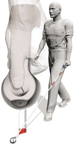 I-Cane illustration by Monique de Wilt