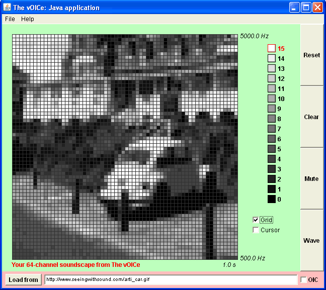 JavOICe application window