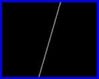 Steep rising bright line