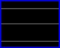 Three bright lines positioned above each other