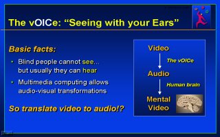 Limitations in The vOICe approach?