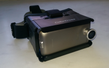 Google Cardboard compatible HMD and fish-eye lens